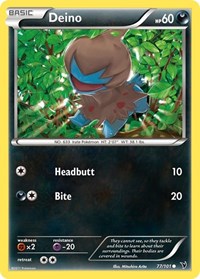 Deino 77/101 · Reverse Holo