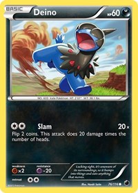 Deino 76/116 · Reverse Holo