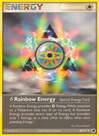 Delta Rainbow Energy 88/101 EX Dragon Frontiers Reverse Holo Pokémon card
