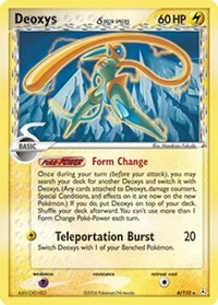 Deoxys (Delta Species - Speed Forme) 6/110 · Reverse Holo