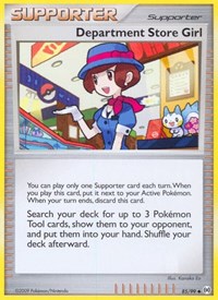 Department Store Girl 85/99 Arceus Reverse Holo Pokémon card