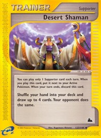 Desert Shaman 123/144 Skyridge Pokémon card