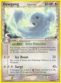 Dewgong (Delta Species) 15/101 · Reverse Holo