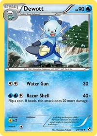 Dewott 29/114 · Reverse Holo