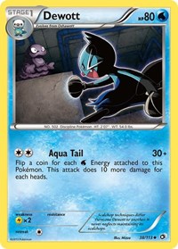 Dewott 38/113 · Reverse Holo