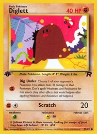 Diglett 52/82 · 1st Edition