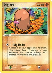 Diglett 61/112 · Reverse Holo