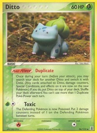 Ditto (Bulbasaur) 36/113 · Reverse Holo