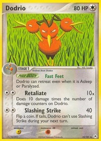 Dodrio 33/101 · Reverse Holo