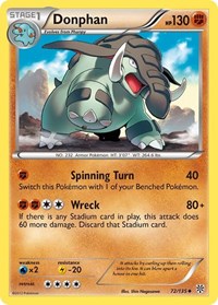 Donphan 72/135 · Reverse Holo