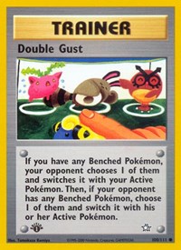 Double Gust 100/111 Neo Genesis 1st Edition Pokémon card