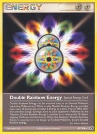 Double Rainbow Energy 87/106 EX Emerald Reverse Holo Pokémon card