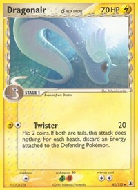 Dragonair (Delta Species) 042/113 · Reverse Holo
