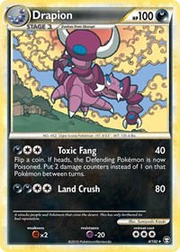 Drapion 4/102 · Reverse Holo