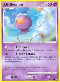 Drifloon 58/100 · Reverse Holo
