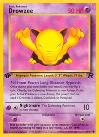 Drowzee 54/82 · 1st Edition