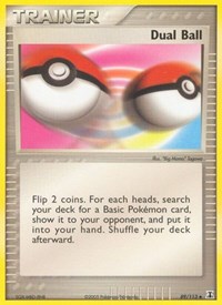 Dual Ball 89/113 EX Delta Species Reverse Holo Pokémon card