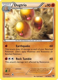 Dugtrio 59/146 · Reverse Holo