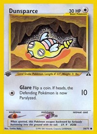 Dunsparce 54/75 · 1st Edition