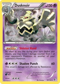 Dusknoir 63/149 · Reverse Holo