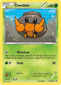 Dwebble 6/101 · Reverse Holo