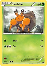 Dwebble 7/108 · Reverse Holo
