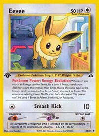 Eevee 38/75 · 1st Edition