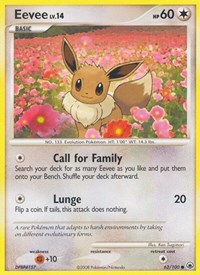 Eevee 62/100 · Reverse Holo