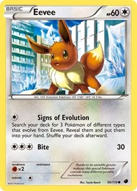 Eevee 90/116 · Reverse Holo