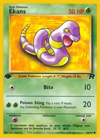 Ekans 56/82 · 1st Edition