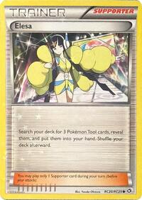 Elesa RC20/RC25 Legendary Treasures: Radiant Collection Pokémon card