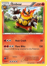 Emboar 19/114 · Reverse Holo