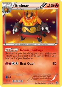 Emboar 20/114 · Reverse Holo