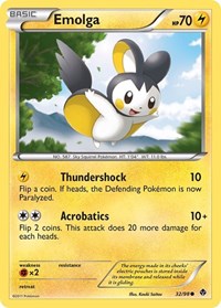 Emolga 32/98 · Reverse Holo