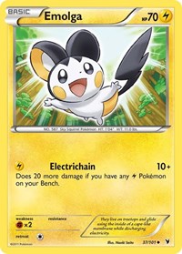 Emolga 37/101 · Reverse Holo