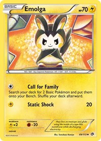 Emolga 49/113 · Reverse Holo