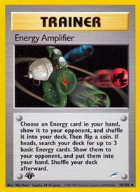 Energy Amplifier 098/105 Neo Destiny 1st Edition Pokémon card