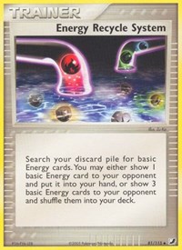 Energy Recycle System 81/115 EX Unseen Forces Reverse Holo Pokémon card