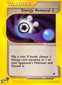 Energy Removal 2 140/165 Expedition Reverse Holo Pokémon card