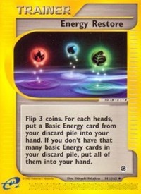 Energy Restore 141/165 Expedition Reverse Holo Pokémon card