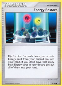 Energy Restore 86/99 Arceus Reverse Holo Pokémon card