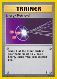 Energy Retrieval 107/110 Legendary Collection Reverse Holo Pokémon card