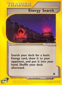 Energy Search 153/165 Expedition Reverse Holo Pokémon card