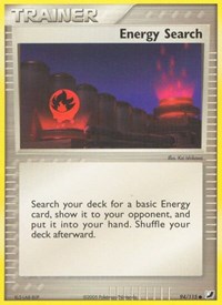 Energy Search 94/115 EX Unseen Forces Reverse Holo Pokémon card