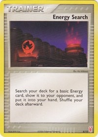 Energy Search (Plusle) 8/12 EX Trainer Kit 2: Plusle & Minun Pokémon card