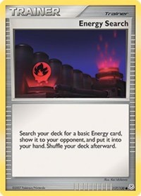 Energy Search 117/130 Diamond and Pearl Reverse Holo Pokémon card