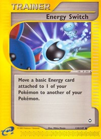 Energy Switch 120/147 Aquapolis Reverse Holo Pokémon card
