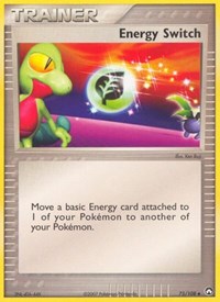 Energy Switch 75/108 EX Power Keepers Reverse Holo Pokémon card