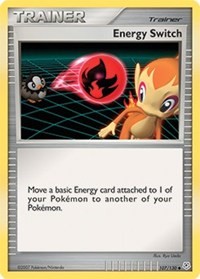 Energy Switch 107/130 Diamond and Pearl Reverse Holo Pokémon card
