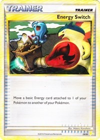 Energy Switch (Raichu) 29/30 HGSS Trainer Kit: Gyarados & Raichu Pokémon card